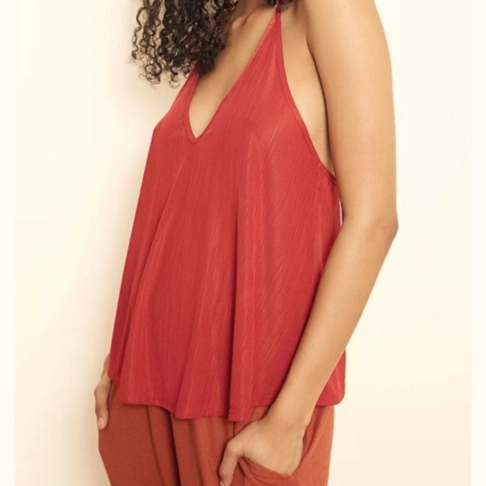 NWT Free People BURGUNDY Racerback Tank